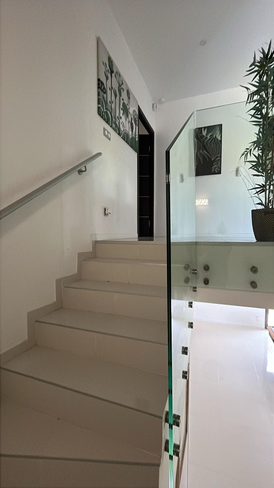 Escalier verre
